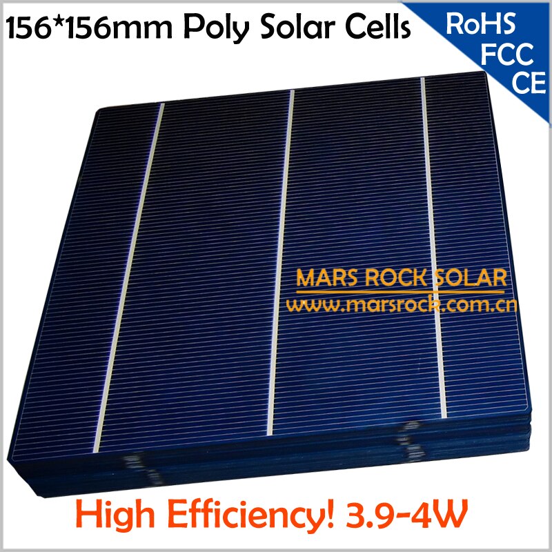 400 개/몫 태양 전지 패널 모듈, 16-17% 효율, 3 busbar, 3.9 w, 무료 배송, ce에 대 한 도매 저렴 한 학년 폴 리 태양 전지